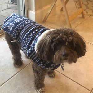 NWT Pet Fleece Jacket Coat Vest Sweater Harness.